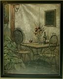BISTRO French Paris Cafe Italian Wine Scene Picture