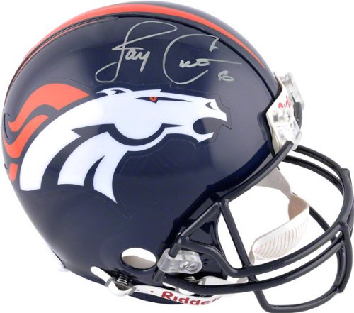 Mounted Memories Denver Broncos Jay Cutler Autographed Helmet