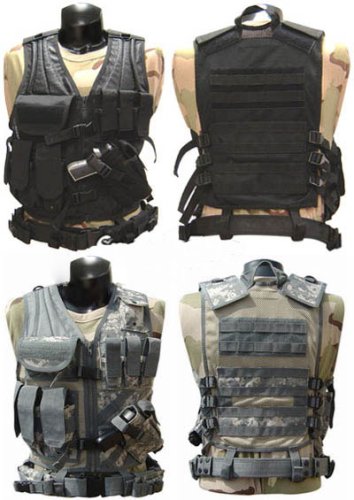 Military Tactical Combat Crossdraw VEST