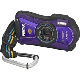 New-Purple Optio WG-1 14MP Digital Camera with 5x Optical Zoom and 2.7 LCD - GB1094