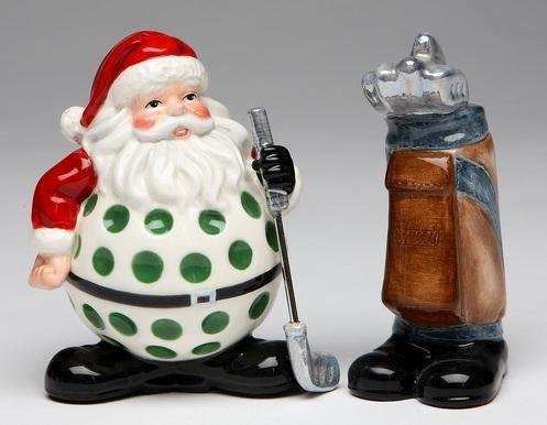 Appletree Design Golf Santa Collection 3-5/8-Inch