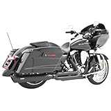 IMAGE OF Freedom Performance Union 2 into 1 Black Exhaust for 1995-2011 Harley Davidson FLH/FLT