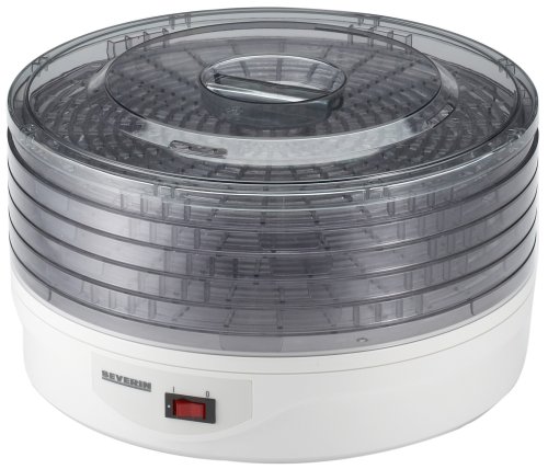 Severin - 2940 - Déshydrateur Fruits, Légumes, Herbes, Blanc, 250 W, 5 Plateaux