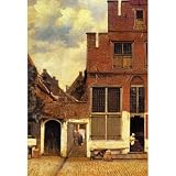 Johannes Vermeer The Little Street Art Print Poster - 11x17