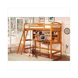 Dorena Twin Workstation Bunk Bed in Oak