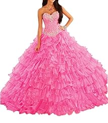 Organza  Pageant Dress/Quinceanera Dress  With Rhinestones