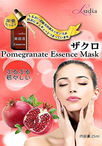 Ludia Premium Korea Cosmetics Essence Mask 10 sheets set (Pomegranate)