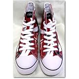 Eddie Van Halen EVH Red Black White Combo HIGH Top Sneaker Tennis Shoes EV027 by EVH Brand