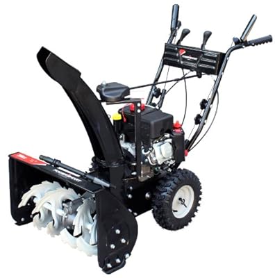 Power Smart DB7659A 22-inch 208cc LCT Gas Powered Compact 2-Stage Snow Thrower with Electric Start