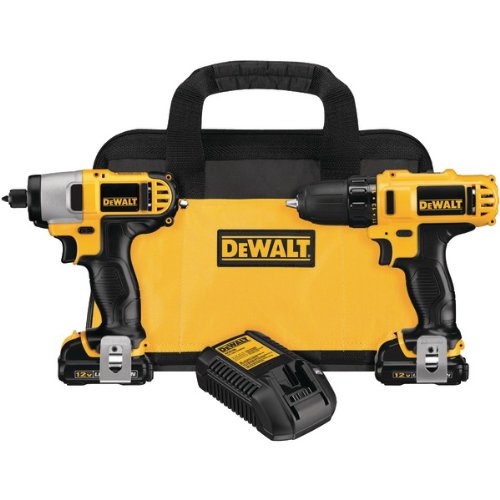  Dewalt Dck211s2 12Volt Drill/Driver & Impact Driver Kit ChrolfoLinCla