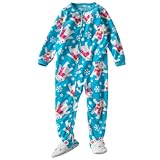 Carter's Infant Girls Fleece Footed Teal Polar Blanket Sleeper Pajamas (18 Months)