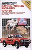 Datsun/Nissan Pick-Ups 1970-86: All U.S. and Canadian Models of 520, 620, 720 and D21 Pick-Ups / 2 WD and 4 WD / Gasoline and Diesel Engines (Chilton Book Company Repair & Tune-Up Guide)