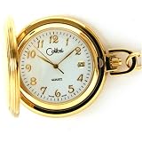 Colibri Swiss Collection Hunting Case Goldtone Pocket Watch Classic PWS096106