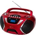 Clatronic SRR 828 Stereoradio-Recorder (60 Watt) rot