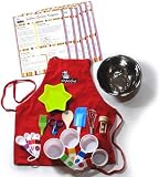 Playful Life Ages 3-5 Red Children's Cooking Kit - 23 Piece Set