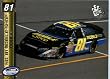 2011-NASCAR-PRESS PASS RACING CARD # 101 Michael McDowell NNS Cars In Protective Screwdown Display Case !!