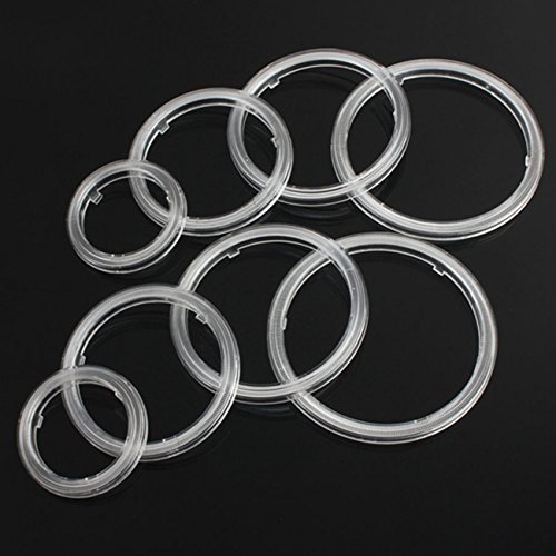 Possbay 2 PCS Clear Plastic CCFL Len Protector Cover For Angel Eyes Halo Ring LED Light 60/70/80/90/100/110mm