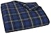 Amazon Basics Yarn-Dyed Lightweight Flannel Duvet Cover - Full/Queen, Blackwatch Plaid