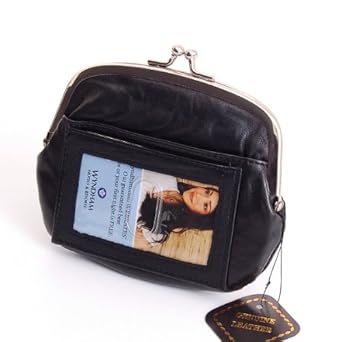 Genuine Leather Women's Wallet with Frame Clip, ID Window, Inside Organizer & Coin Purse Genuine Leather Women's Wallet with Frame Clip, ID Window, Inside Organizer & Coin Purse