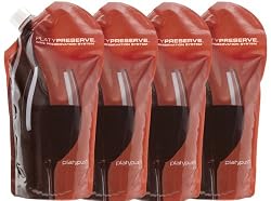 Platypus Platy Preserve Wine Preserver, 800ml (4 pack)