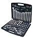 Ampro T45835 Go-Thru Hex Geared Socket and Tool Set, 120-Piece