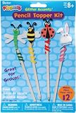 Foam Group Kit, Makes 12, Pencil Topper Critters, 9-1/2-Inch