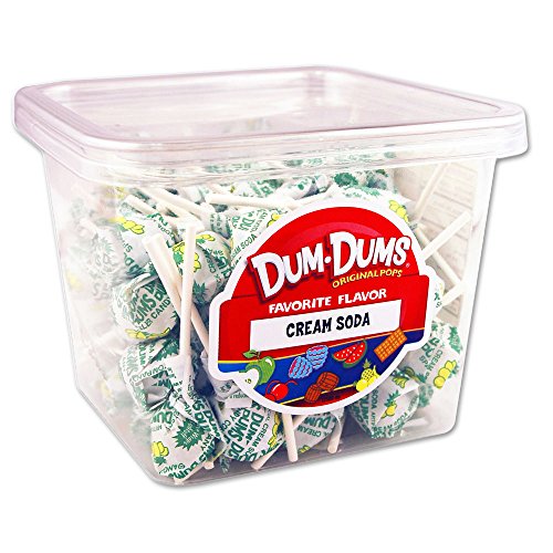 Dum Dum Pops 1 lb tub Cream Soda