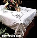 Betenburg Lace Design Tablecloth White 70 Round