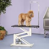 Master Equipment Z-Lift Hydraulic Table - Ivory