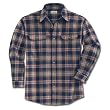 Carhartt Men Heavyweight Flannel Plaid Long Sleeve Work Shirt