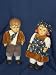 Vintage Oumlet Hansel And Gretel Bisque Porcelain Doll Set