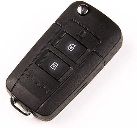 World Auto Keyless Entry New2 Buttons Uncut Folding Flip Remote Smart KEY Fob Shell Case replacement for Hyunda Tucson Hyundai Santa