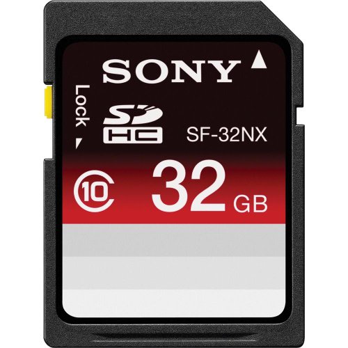Sony Media 32 GB SDHC Flash Memory Card (SF32NX/TQ)