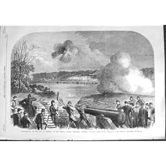 1864 Batterie-James River-Monitoren Kriegs-Amerikas Howlett