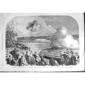1864 MONITEURS DE JAMES RIVER DE BATTERIE DE L'AM�RIQUE HOWLETT DE GUERRE