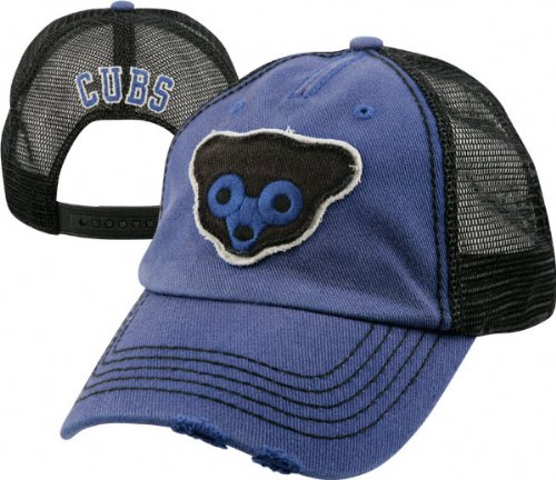 Chicago Cubs Hat: '47 Brand Cooperstown Omega Snapback Adjustable Hat