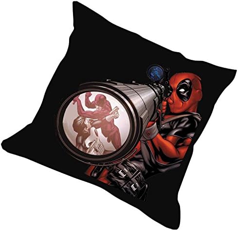 FR23-Dead Poll Df Custom Cotton Linen Pillow Case 17"x17" (Two sides)