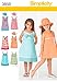 Simplicity Sewing Pattern 3859 Child Dresses, A (3-4-5-6-7-8)
