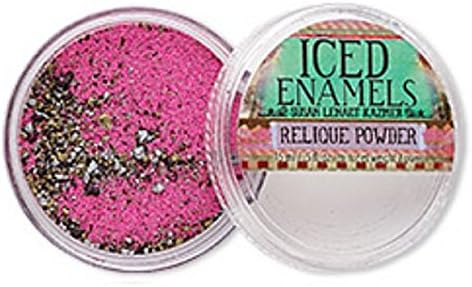 Iced Enamels® Relique Cold Enameling Powder - Choose Color (Raspberry / Pink)
