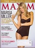 July 2008 *MAXIM # 127* Magazine Featuring, MARISA MILLER 