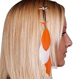 Texas Longhorns Fan Feather Hair Clip