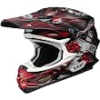 Shoei Grant VFX-W Motocross Motorcycle Helmet w/ Free B&F Heart Sticker Bundle - TC-1