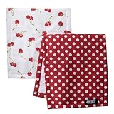 Bazzle Baby Burpers Set - Cherries/ Dotties