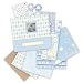 K&Company Little House Boxed Baby Boy 12-by-12-Inch Scrapbook Kit