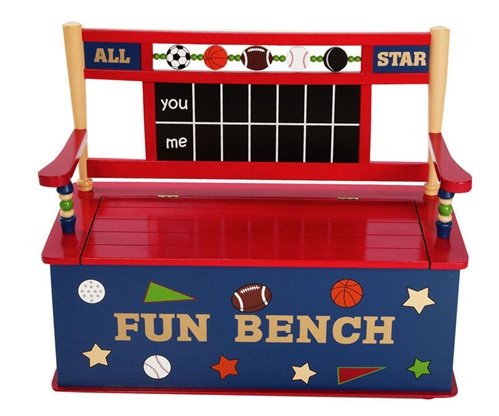 All Star Sports Toy Box Bench