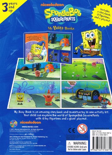 Sponge Bob SquarePants: My Busy Book ((includes a story book, 12 figurines and a play mat))