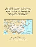 The 2011-2016 Outlook for Badminton, Paint Ball, Racquetball, Squash, and Table Tennis Equipment and Traditional and Clamp-On Roller Skates and Related Equipment in Greater China