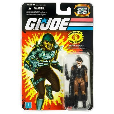 51 Vynfy0jL GI JOE 25TH ANNIVERSARY WAVE 8 MERCENARY Code Name: MAJOR BLUDD ACTION FIGURE