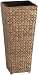 Gartenfreude 4001-1000-002 Plant Pot with Water Hyacinth Weaving 28 cm x 28 cm x 60 cm for Inside or