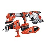 Black & Decker Firestorm 18v 6 Tool Cordless Combo Kit